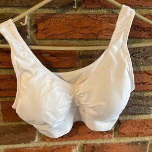 White Sports Bra, Large
